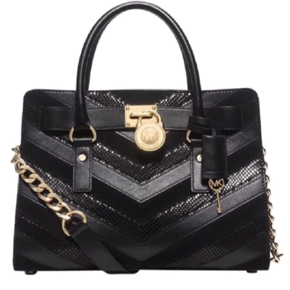 Michael Kors Hamilton Chevron bag